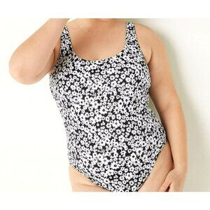 PINK - Scoop Neck One-Piece Swimsuit